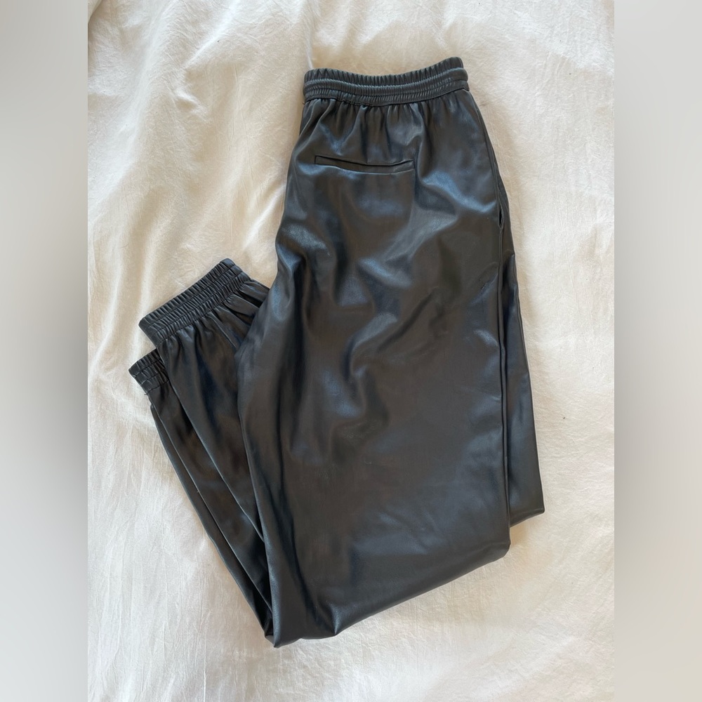 Zara Faux Leather Pants